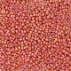 Miyuki rocailles Perlen 15/0 - Opaque glazed frosted rainbow cardinal red 15-4695